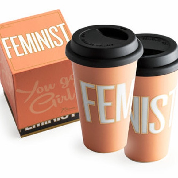 NEW You Go Girl Commuter Mug Feminist - Picture 1 of 5